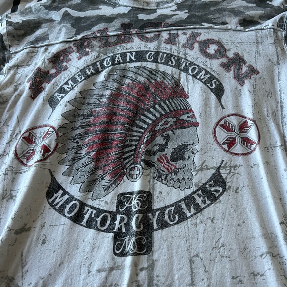 Men’s xl short sleeve affliction men’s shirt - Picture 4 of 4